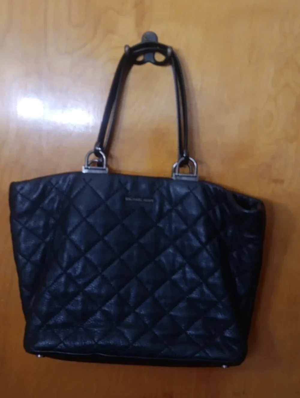 Michael Kors Black Quilted Leather Crossbody